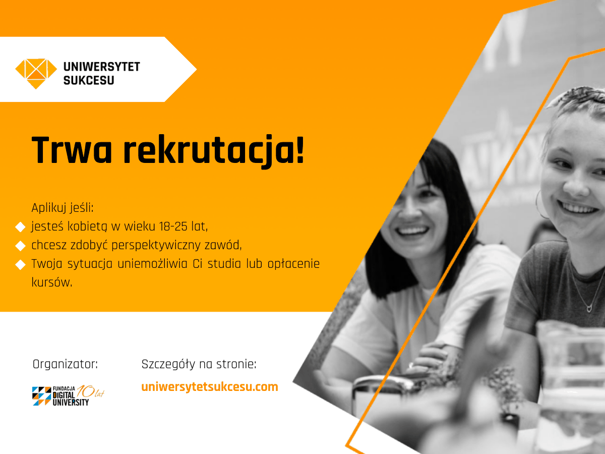 Uniwersytet Sukcesu - bezpłatny program stypendialny